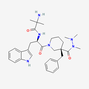 Anamorelin two-dimensional chemical structure from PubChem