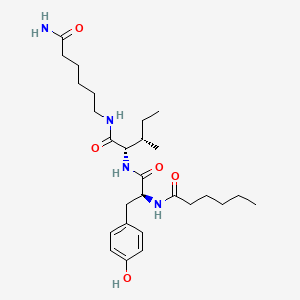 Dihexa two-dimensional chemical structure from PubChem