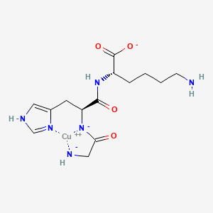 GHK-Cu two-dimensional chemical structure from PubChem