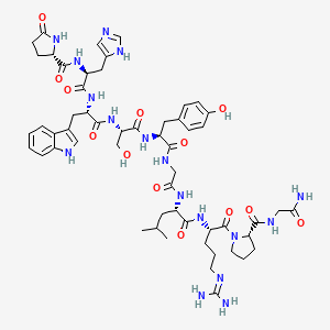 Gonadorelin two-dimensional chemical structure from PubChem