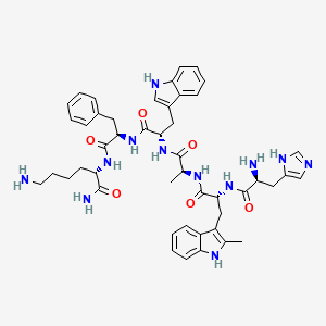 Hexarelin two-dimensional chemical structure from PubChem