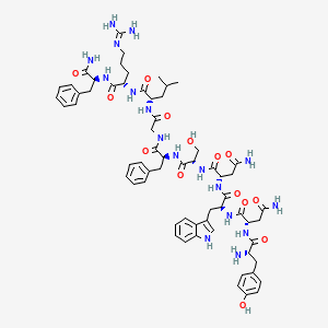 Kisspeptin-10 two-dimensional chemical structure from PubChem