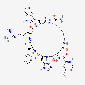 Melanotan II two-dimensional chemical structure from PubChem