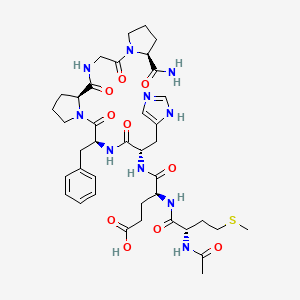 N-Acetyl Semax Amidate two-dimensional chemical structure from PubChem