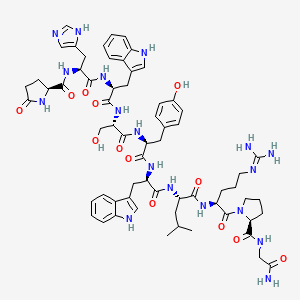 Triptorelin two-dimensional chemical structure from PubChem