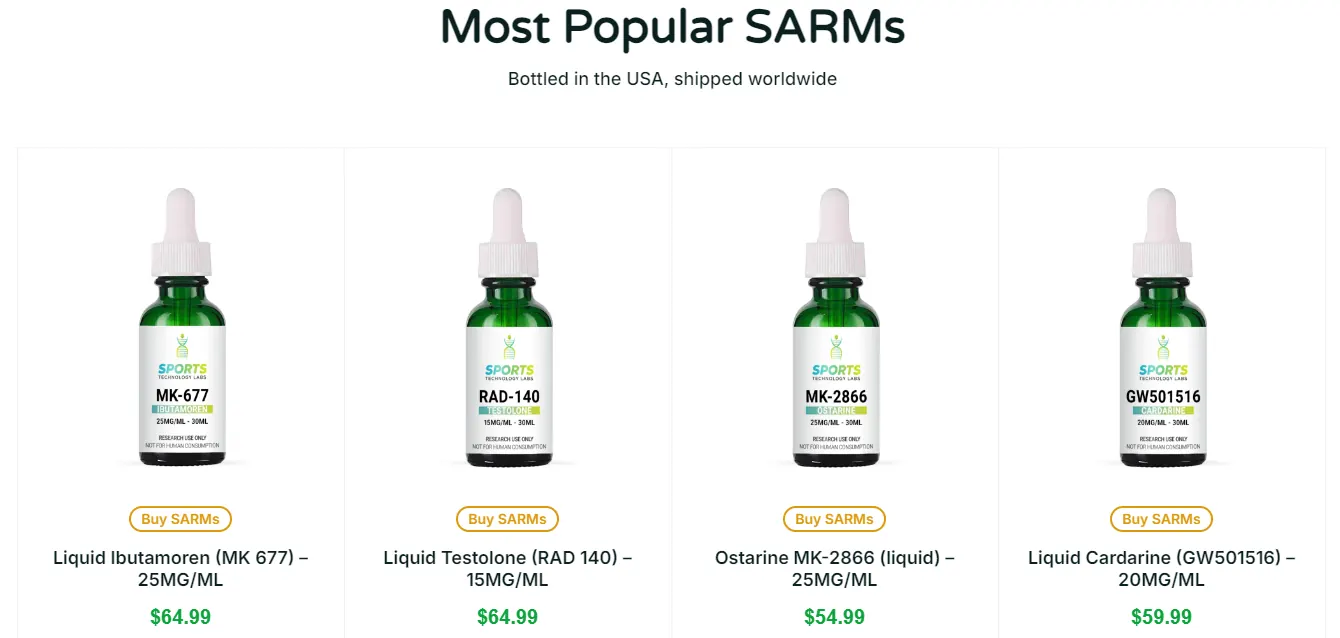popular SARMs at sports technology labs review
