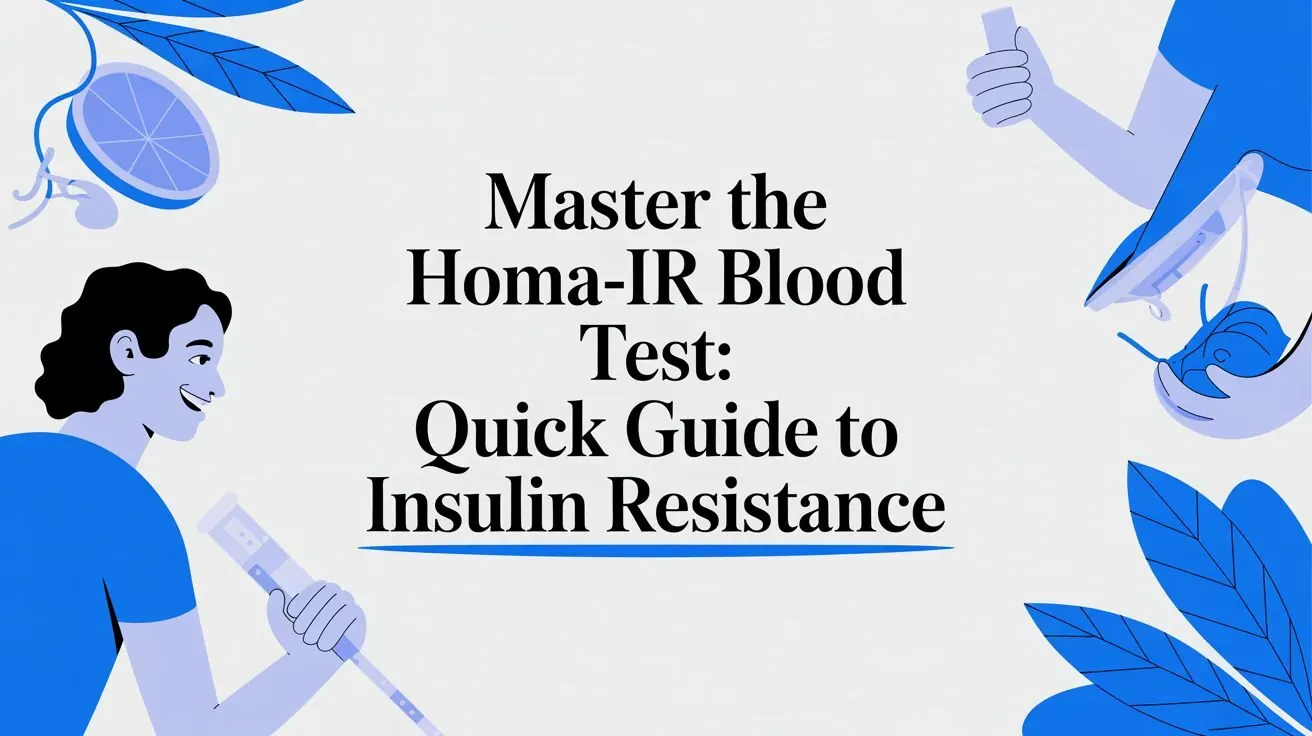 Master the homa-ir blood test: Quick guide to insulin resistance