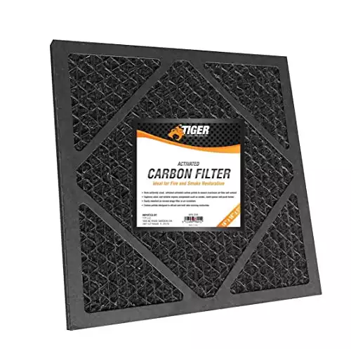 Tiger Tough HEPA 500 Activated Carbon Filter for Air Scrubbers - 16" x 16" x 1"